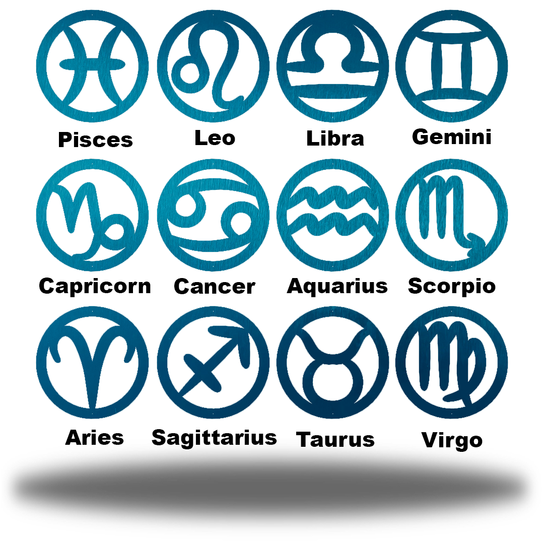 Riverside Designs-Zodiac Signs-Metal Wall Art Décor